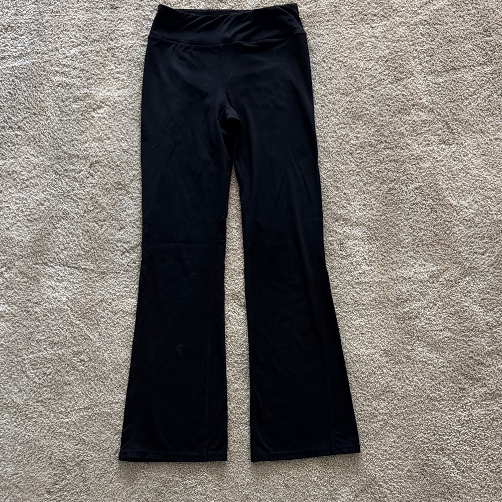 GAIAM Black Flared Leggings